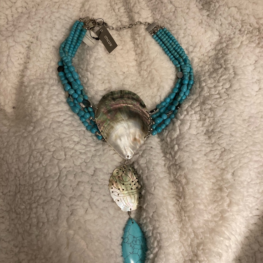 Tessa Turquoise Statement Necklace